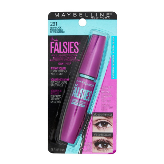 4pk Maybelline the Falsies Volum Express Mascara 291 Very Black Waterproof - Makeup Australia Online