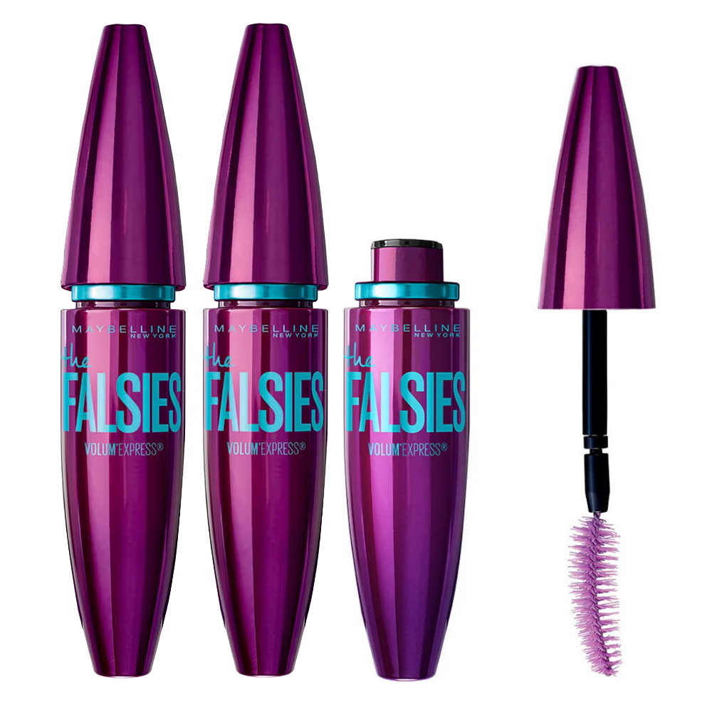 6x Maybelline the Falsies Volum Express Mascara 285 Black Drama