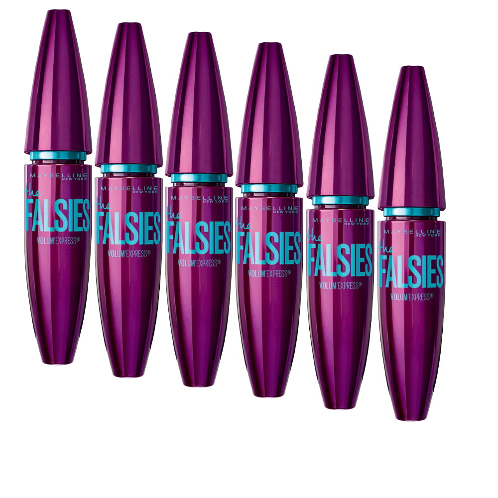 6x Maybelline the Falsies Volum Express Mascara 285 Black Drama