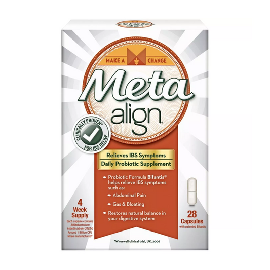 6x Metamucil Meta Align Daily IBS Probiotics Capsules 28 Pack EXP 30/06/2025