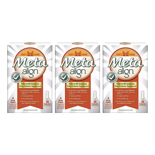 3x Metamucil Meta Align Daily IBS Probiotics Capsules 28 Pack EXP 30/06/2025
