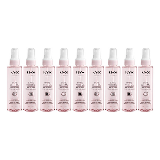 9x NYX Bare With Me Prime Set Refresh Multitasking Spray 130ml