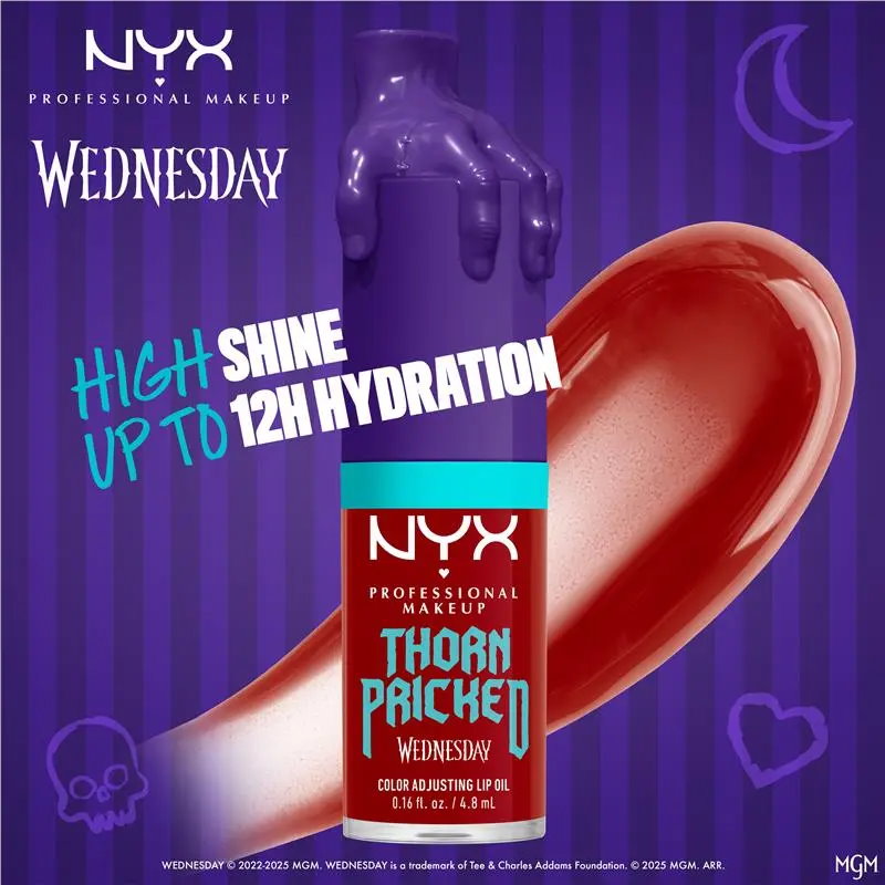 NYX Thorn Pricked Wednesday Colour Adjusting Lip Oil 02 4.8ml