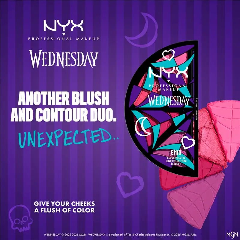 NYX Wednesday Stained Glass Blush Palette