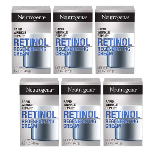 6x Neutrogena Rapid Wrinkle Repair Retinol Regenerating Cream 48g