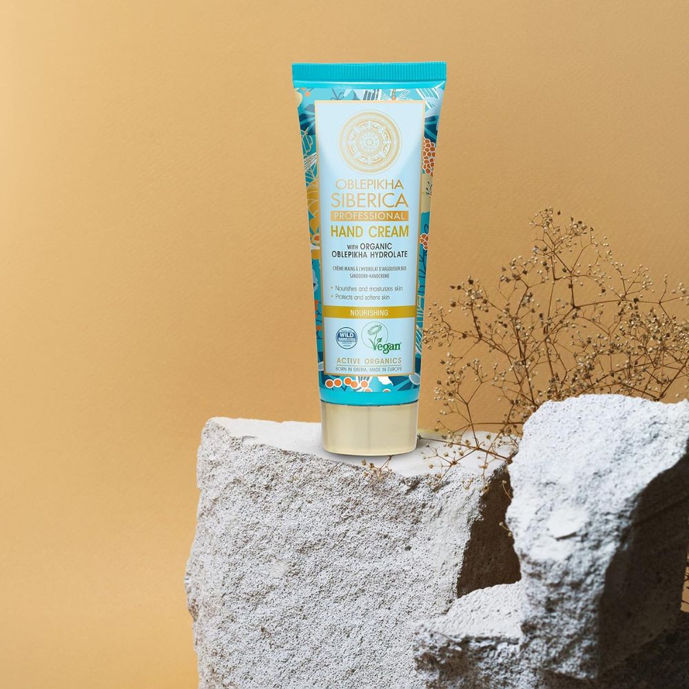 Siberica Oblepikha Hand Cream with Organic Oblepikha Hydrolate 75ml