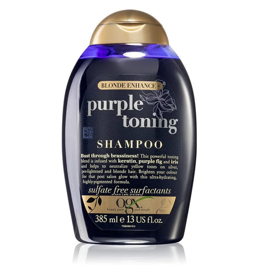 OGX Blonde Enhance Purple Toning Shampoo 385ml