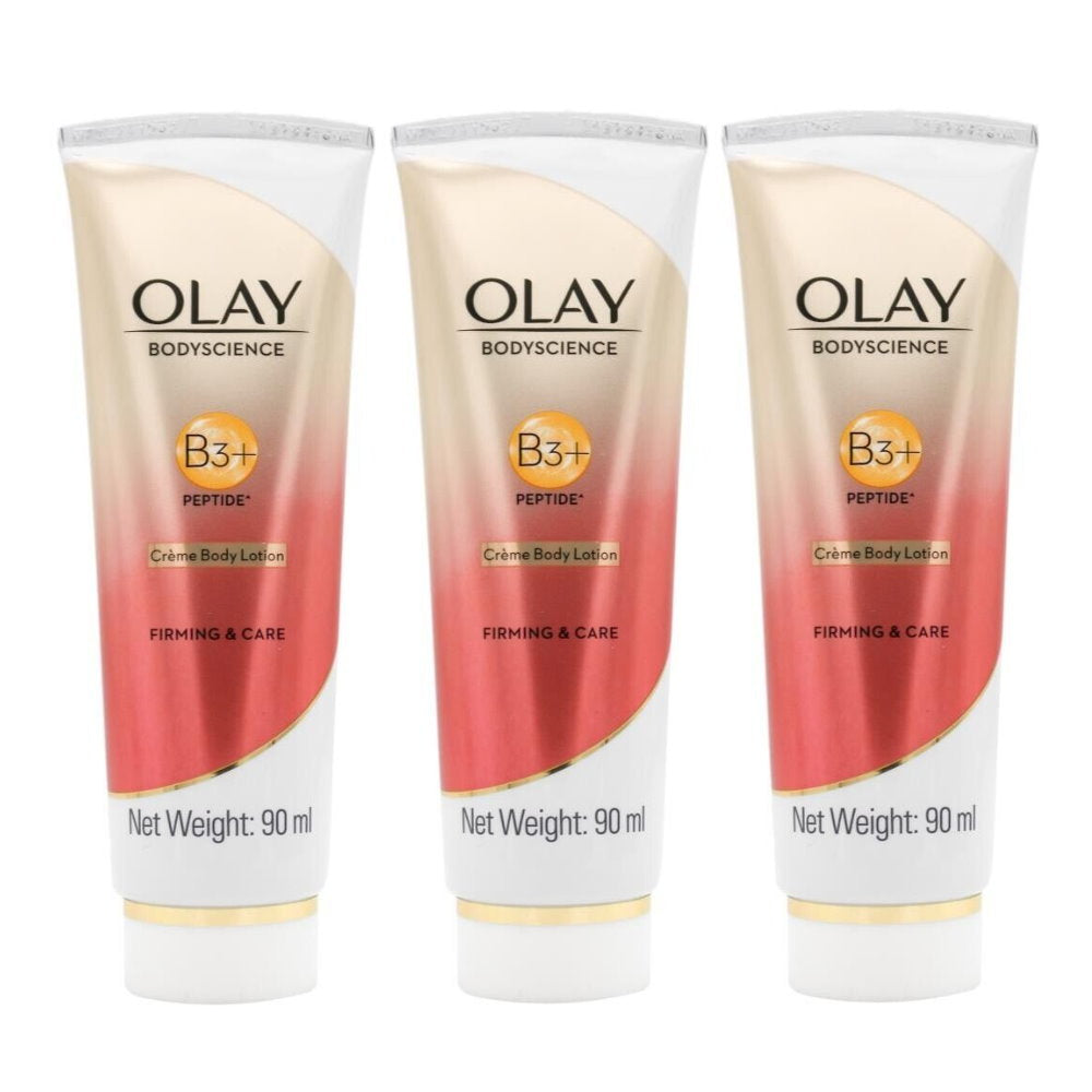 3x Olay Creme Body Lotion Firming and Care 90mL