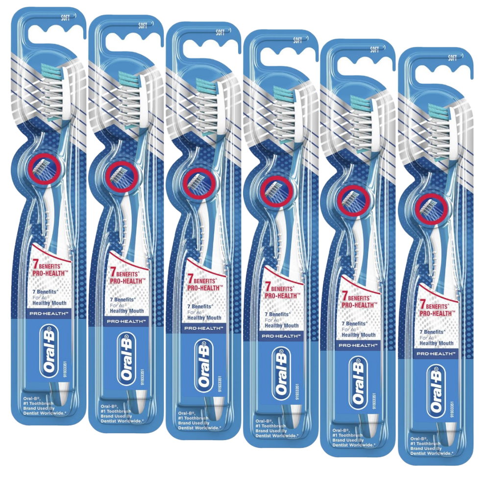 Buy 6x Oral B 7 Benefits Pro Health Toothbrush - Makeup Warehouse Australia