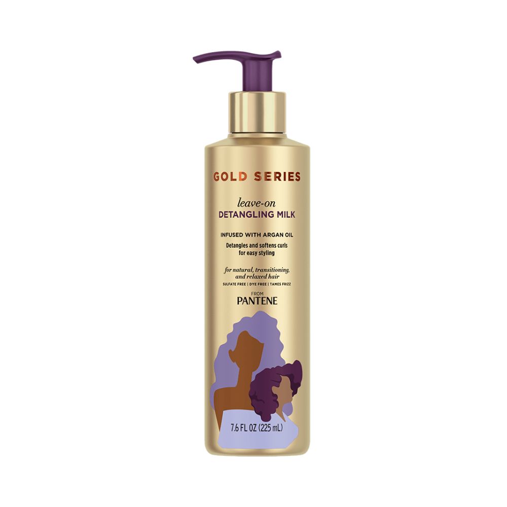 6x Pantene Gold Series Leave On Hair Detangling Milk with Argan Oil 225ml