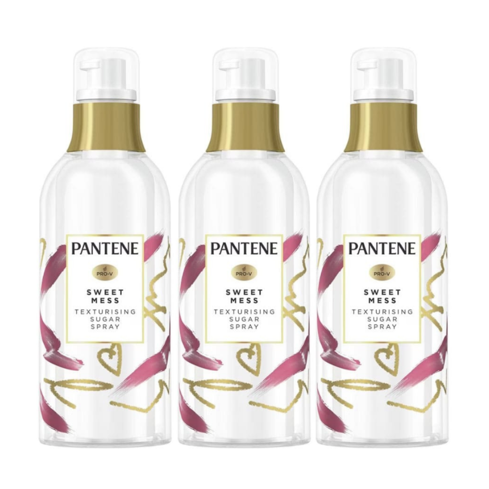 3x Pantene Sweet Mess Texturising Sugar Spray 110ml