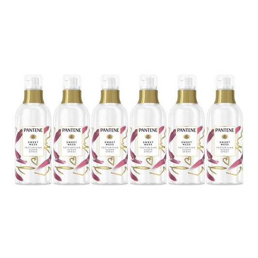 6x Pantene Sweet Mess Texturising Sugar Spray 110ml