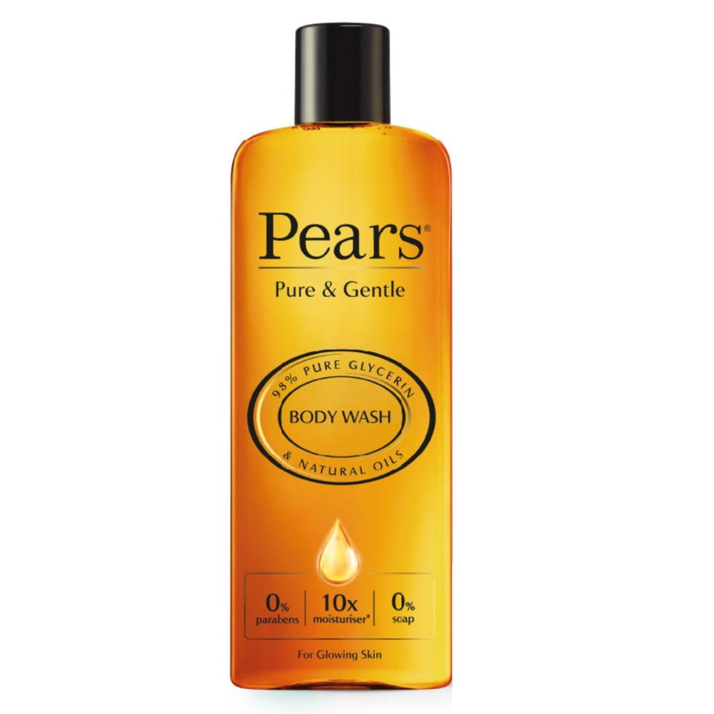 12x Pears Body Wash with Natural Oils for Glowing Skin 250ml