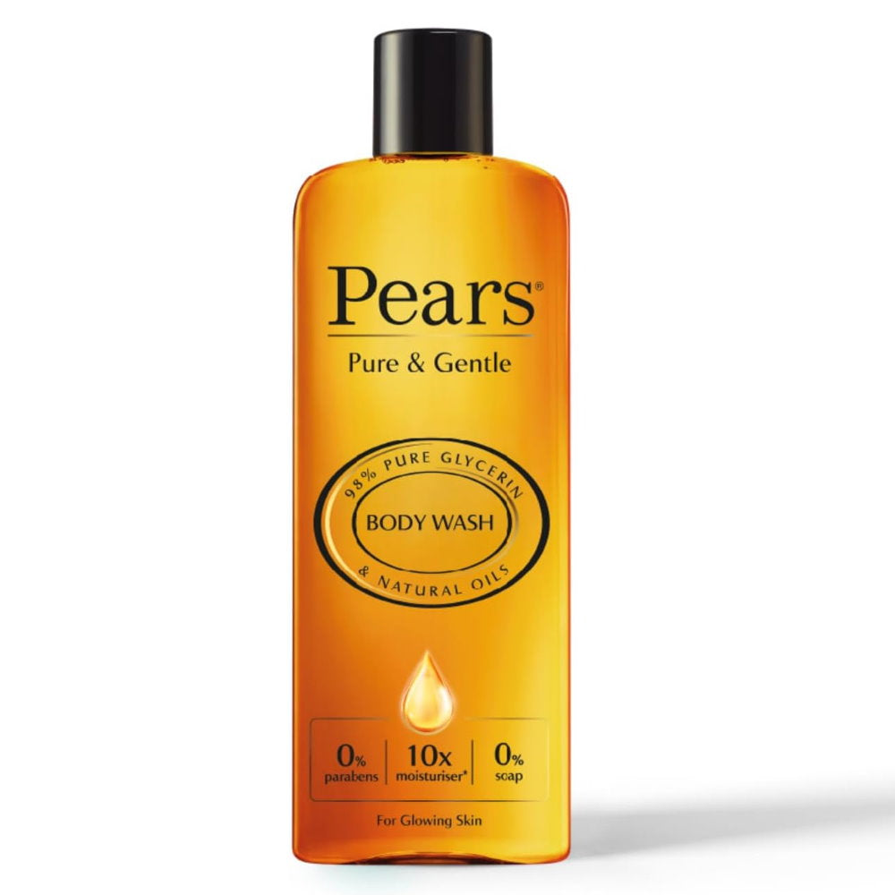 3x Pears Body Wash with Natural Oils for Glowing Skin 250ml