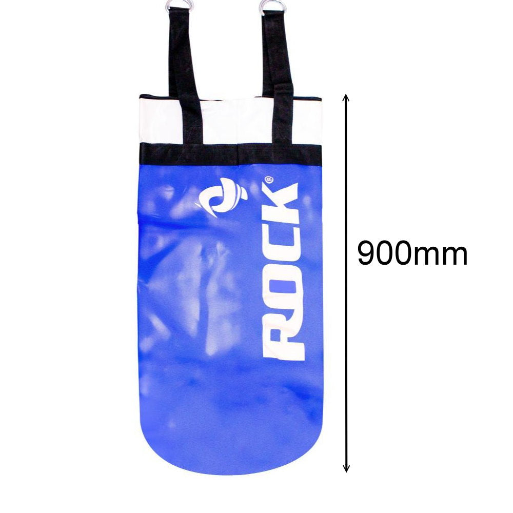 ROCK 3ft Boxing Bag Premium Grade Blue (unfilled)