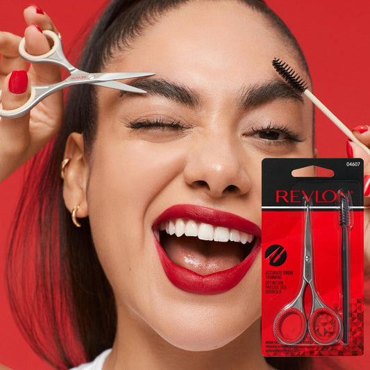 Revlon Brow Trimming Brow Shaping Scissors and Brush Set