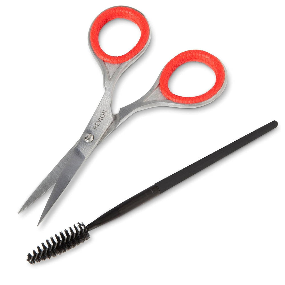 2x Revlon Brow Trimming Brow Shaping Scissors and Brush Set