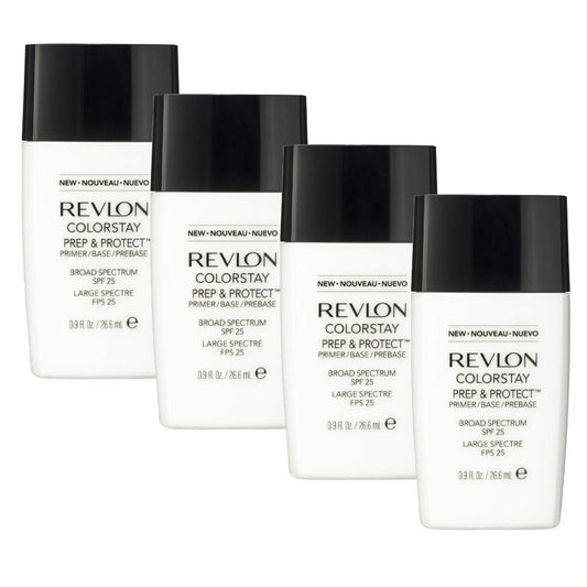 4x Revlon ColorStay Prep & Protect Primer SPF 25 26.6ml