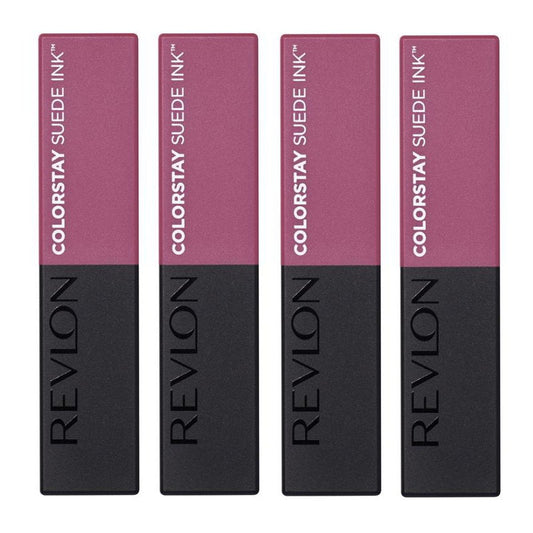 4x Revlon Colorstay Suede Ink Matte Lipstick 2.55g 009 In Charge