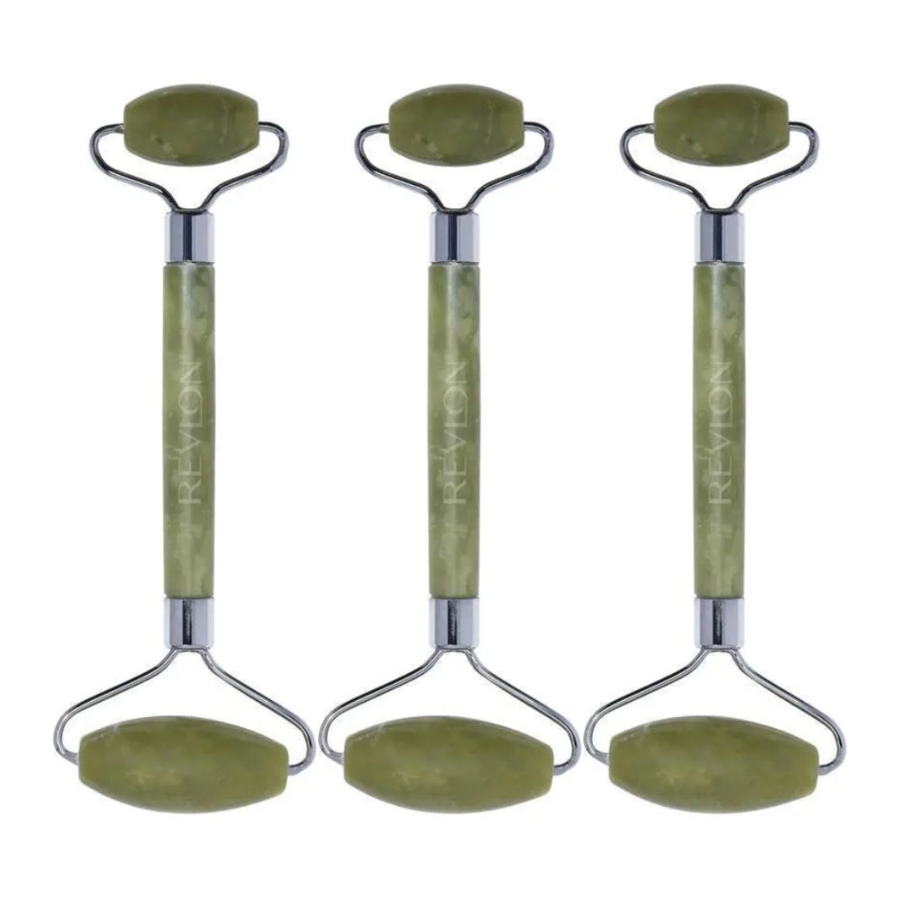 3x Revlon Facial Roller Jade Facial Roller Cool and De Puff