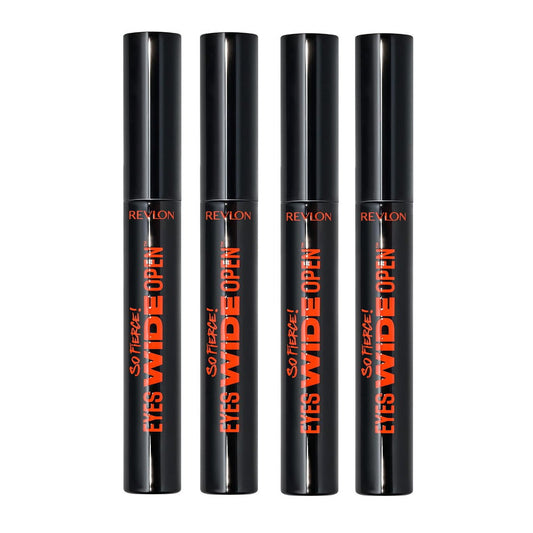 4x Revlon So Fierce Eyes Wide Open Mascara 7ml 104 Black Waterproof