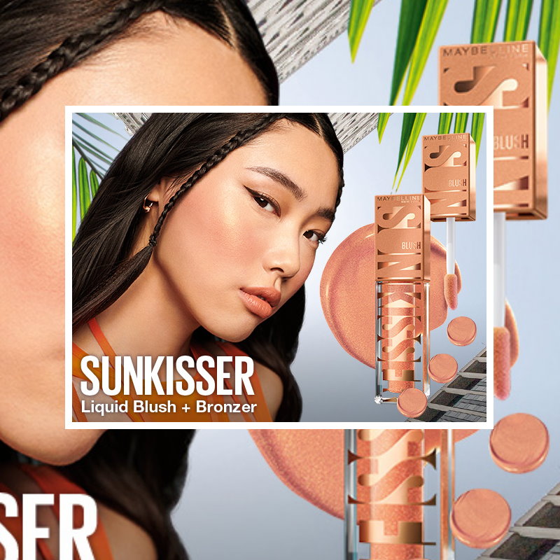 Maybelline Sunkisser Matte Liquid Blush & Bronzer - 34 Peachy Quench