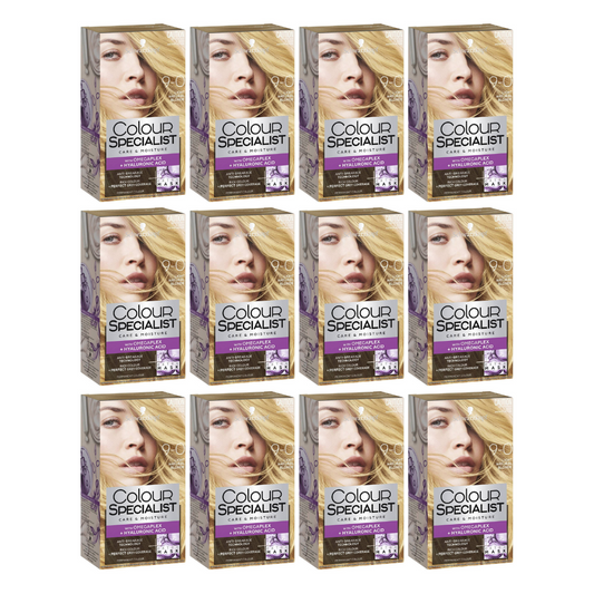 12x Schwarzkopf Colour Specialist Permanent Hair Colour 9-0 Light Natural Blonde