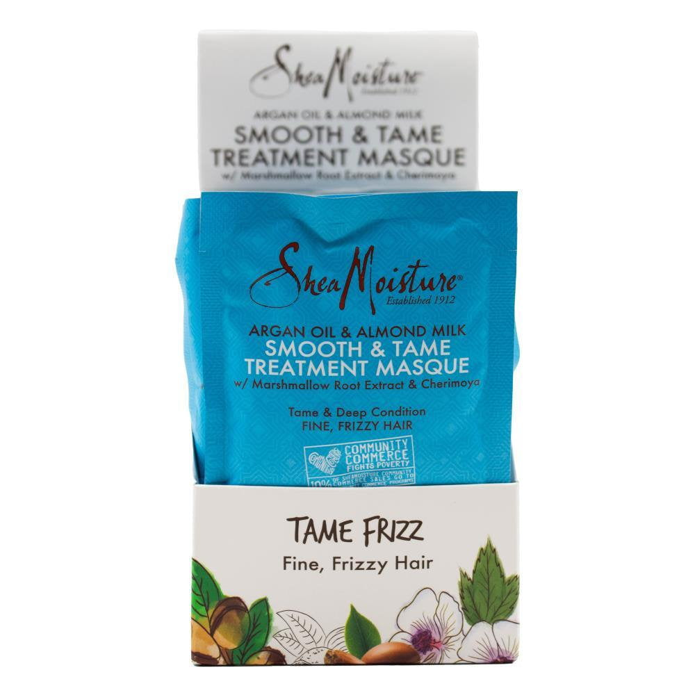 12x Shea Moisture Treatment Masque Smooth & Tame Argan Oil & Almond Milk 57g