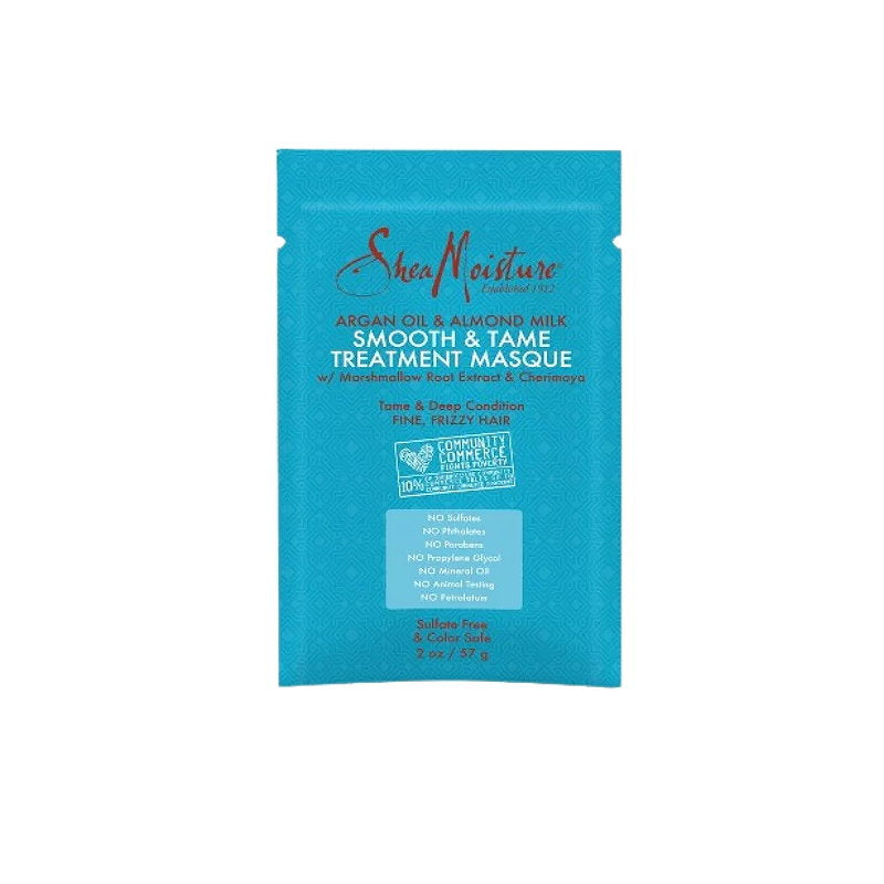 12x Shea Moisture Treatment Masque Smooth & Tame Argan Oil & Almond Milk 57g