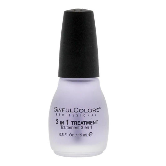 Sinful Colors Nail Polish 15ml 3 In 1 Treatment Top Coat 1707