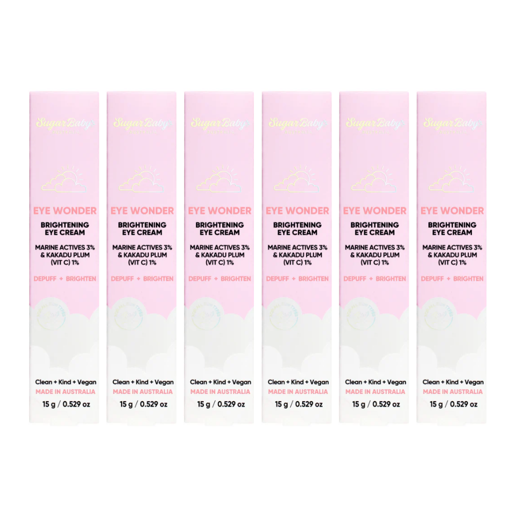 6x SugarBaby Eye Wonder Brightening Eye Cream 15g