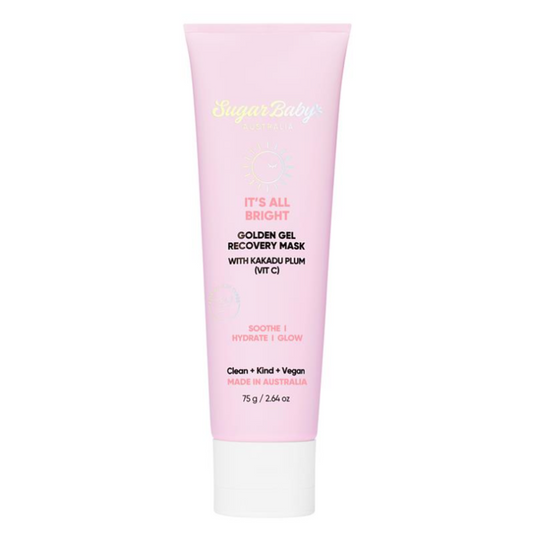 SugarBaby It's All Bright Golden Gel Recovery Mask With Kakadu Plum (Vit C) 75g