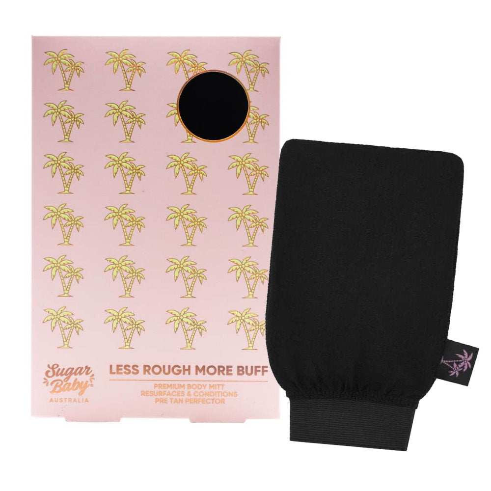 4pk SET SugarBaby Body Premium Mitts, Body Applicator and Bronzing Body Brush