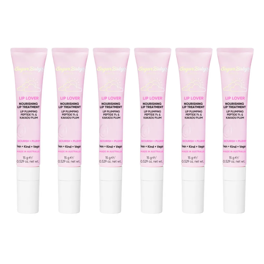 6x SugarBaby Lip Lover Nourishing Lip Treatment 15g