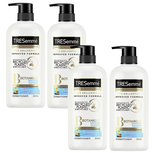 4x Tresemme Smooth Remedy Conditioner 850ml