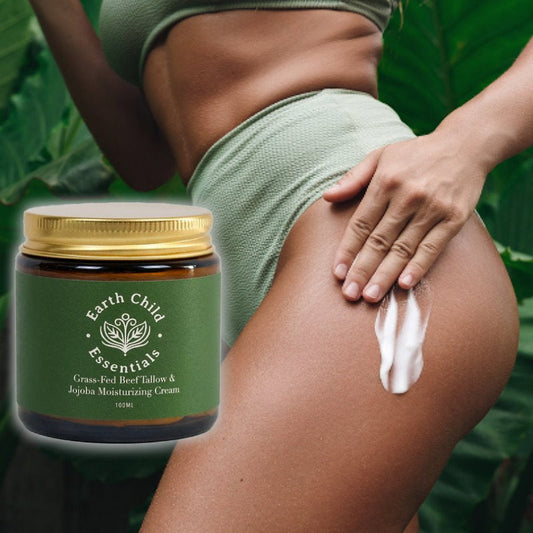 3x Earth Child Essentials Tallow and Jojoba Moisturising Cream 100ml