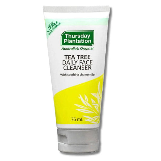 6x Thursday Plantation Tea Tree Daily Face Cleanser 75ml - Makeup Warehouse Australia