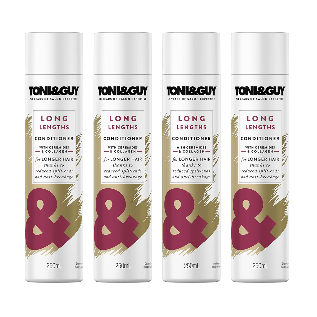 4 x Toni & Guy Long Lengths Conditioner for Longer Hair 250ml