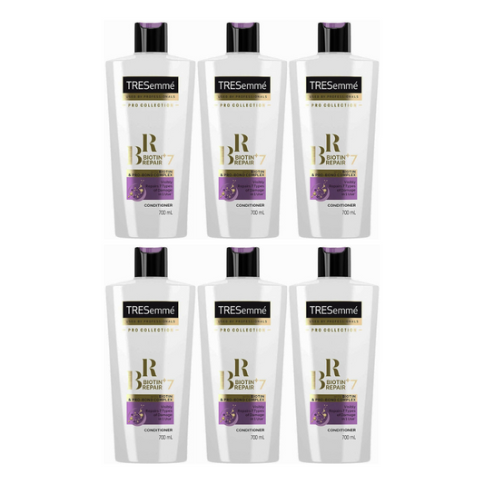 6x Tresemme Biotin Repair 7 With Biotin and Pro Bond Complex Conditioner 700ml