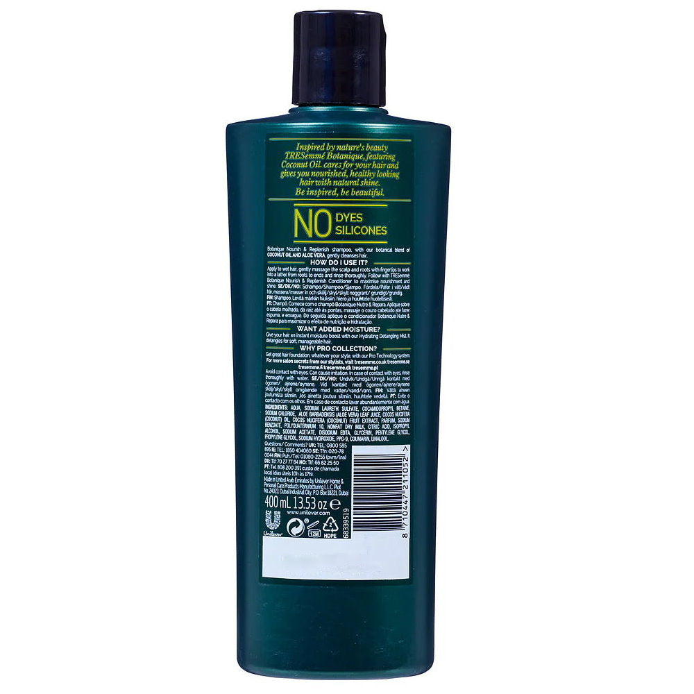 Tresemme Botanique Nourish and Replenish Shampoo 400mL