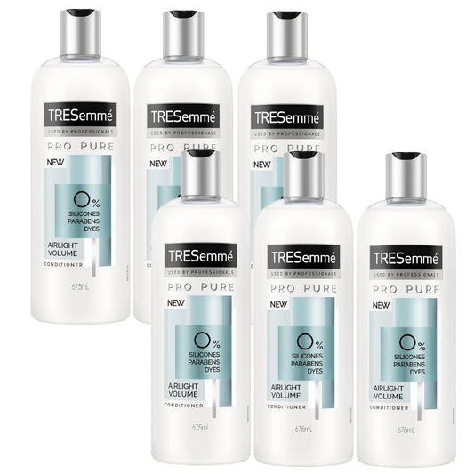 6x Tresemme Pro Pure Airlight Volume Conditioner 675ml