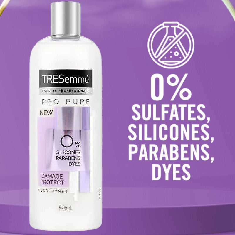 3x Tresemme Pro Pure Damage Protect Conditioner 675ml