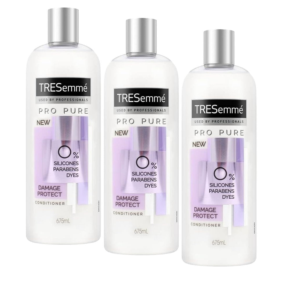 3x Tresemme Pro Pure Damage Protect Conditioner 675ml