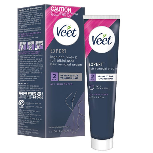 Veet Expert Legs Body Full Bikini Hair Removal Cream 100ml