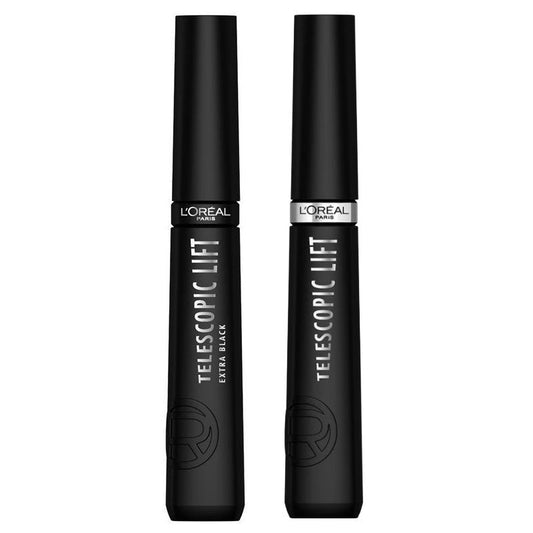 2pk SET L'Oreal Paris Telescopic Lift Mascara Black and Extra Black