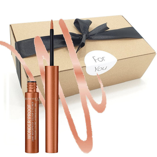Buy Gift Box - Rimmel Wonder'proof 24hr Colour Eyeliner Waterproof 001 True Copper - Makeup Warehouse 