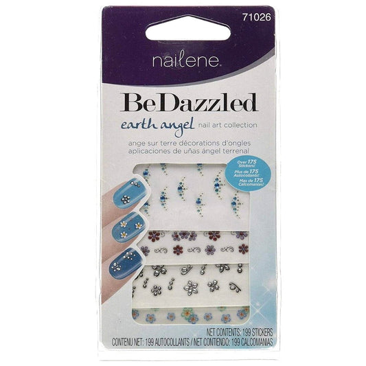 Nailene Nail Stickers 71026 Earth Angel Nail Collection 4 sheets - Makeup Warehouse Australia