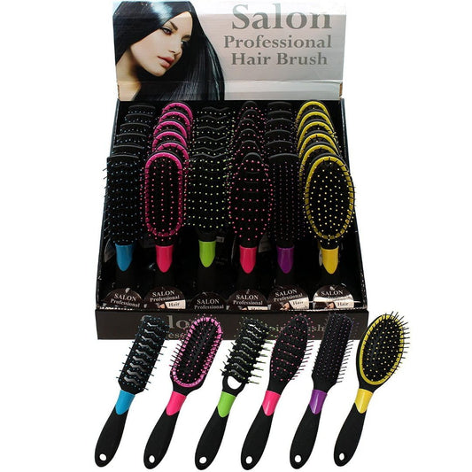 1x Salon Professional Hair Brush - purple