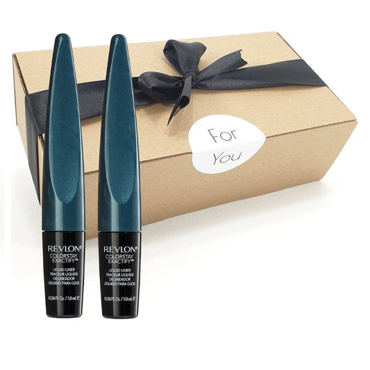 Gift Box 2pk Revlon ColorStay Exactify Liquid Liner 104 Mermaid Blue