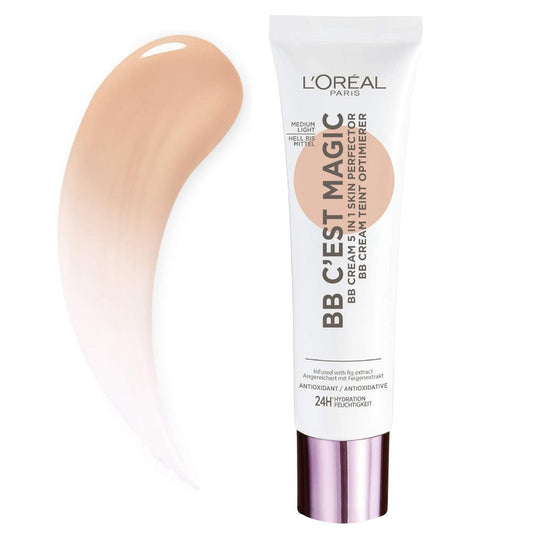 Shop Online Makeup Warehouse - LOreal C'est Magic BB Cream 5 in 1 Skin Perfector 03 Medium Light - Medium Skin Tone 30mL